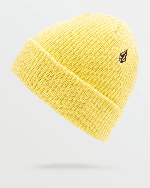 Denim snapback cap for casual cool edge -Mens Sweep Beanie - Dark Yellow