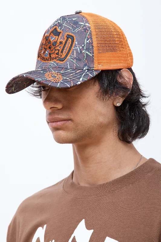 Camo snapback cap for bold woodland style -Trucker Cap Stick Camo