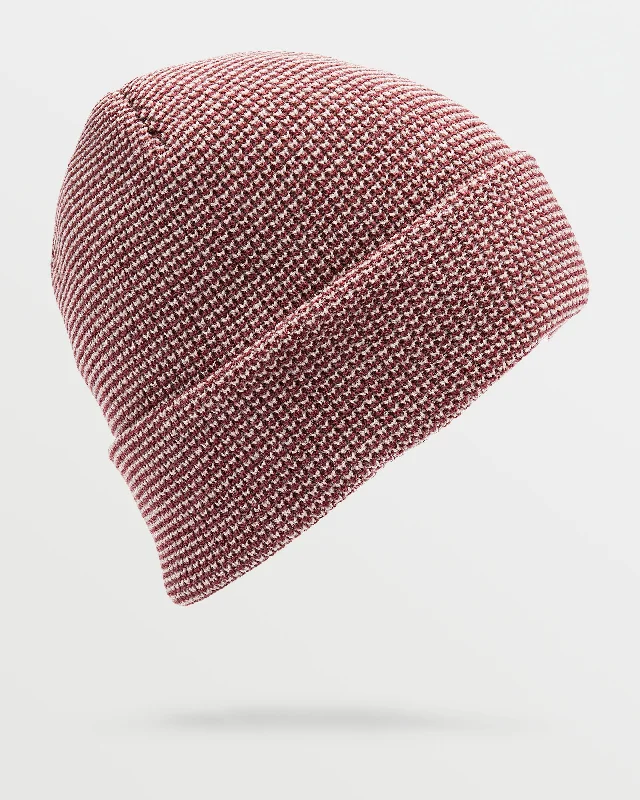 Designer baseball cap for luxury streetwear -Womens V.Co Baseline Beanie - Adobe Rose