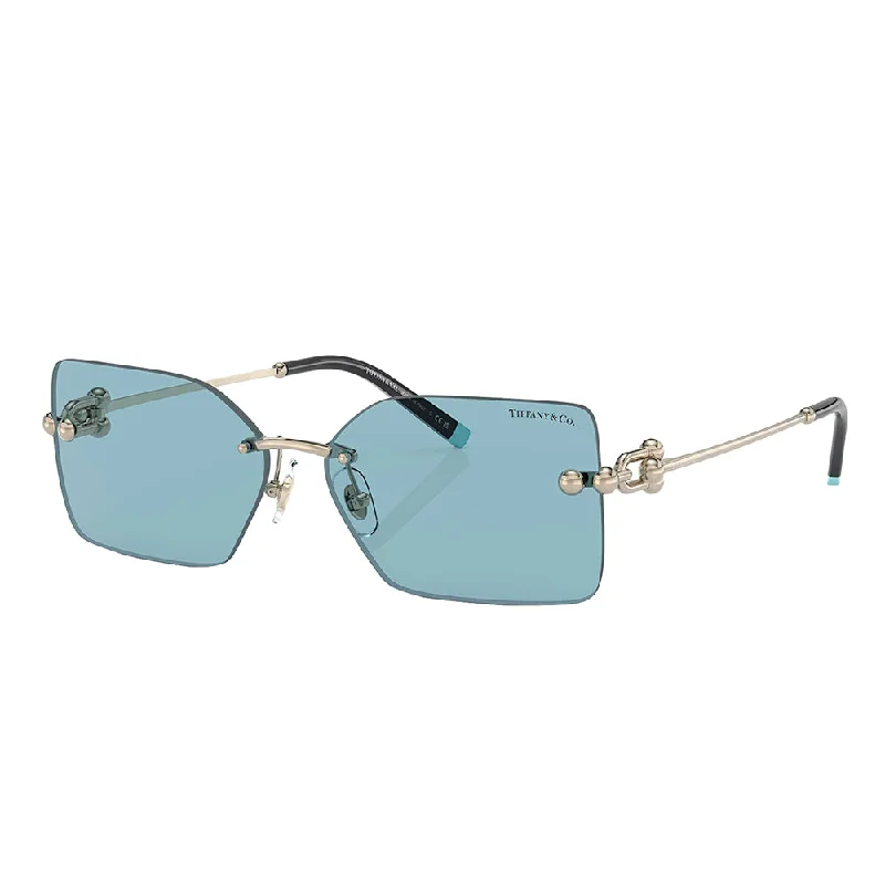 Organic Glasses for Natural Look -Tiffany & Co.  TF 3088 617680 59mm Womens Rimless Sunglasses