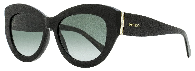 Anti-bacterial Glasses for Hygiene -Jimmy Choo Women's Cat Eye Sunglasses Xena 8079O Black 54mm