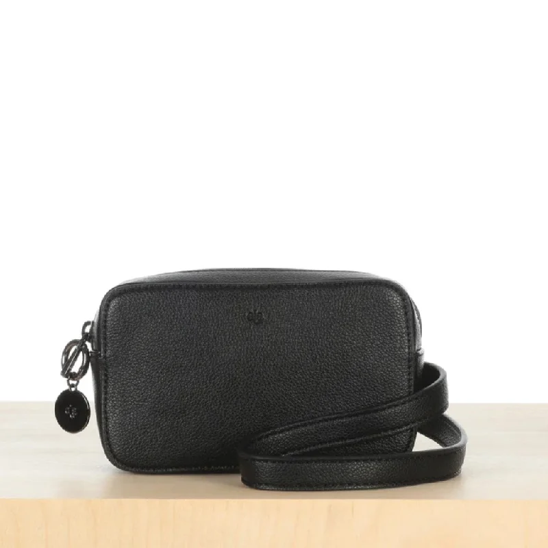 Women's bags with padded straps and sleek finish for comfort and style-Micro Belt Bag (Black)