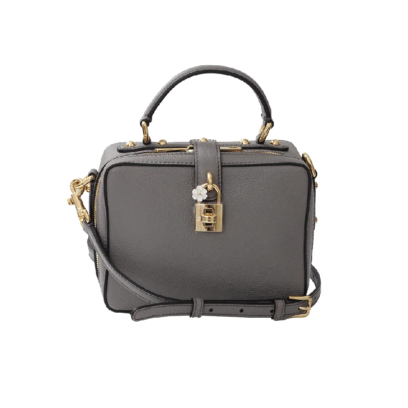 Classic women's bags with simple design and durable leather for everyday use-Leather Dolce Box Bag