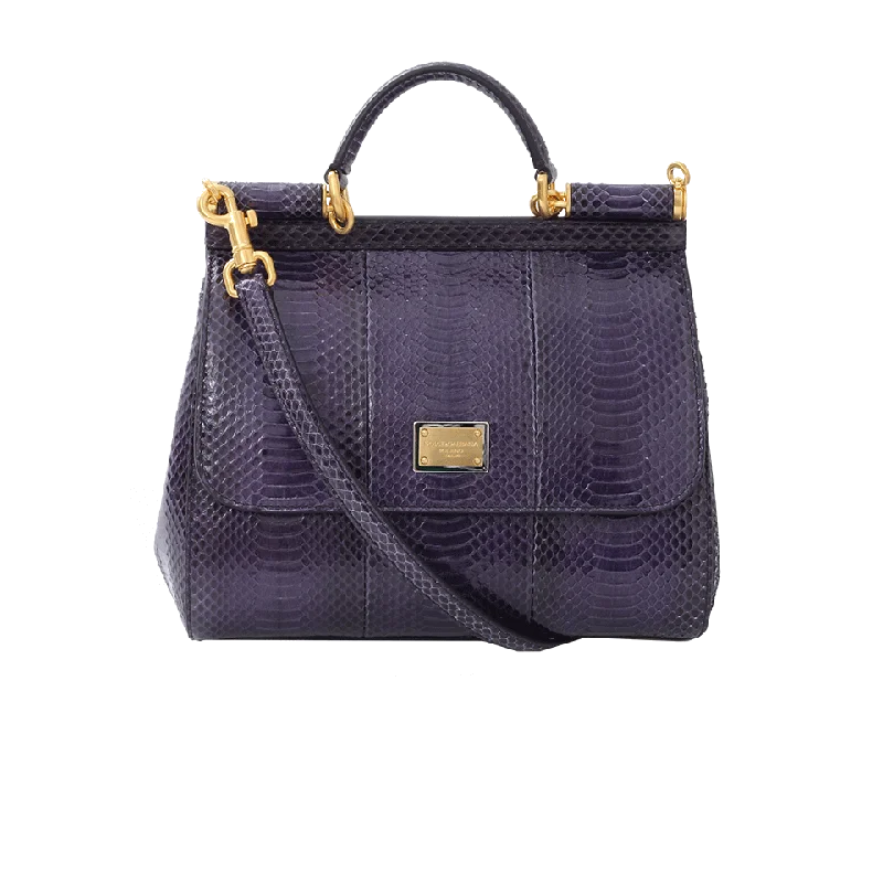 Stylish women's bags with detachable shoulder strap and sleek silhouette for modern wear-Miss Sicily Top Handle Bag