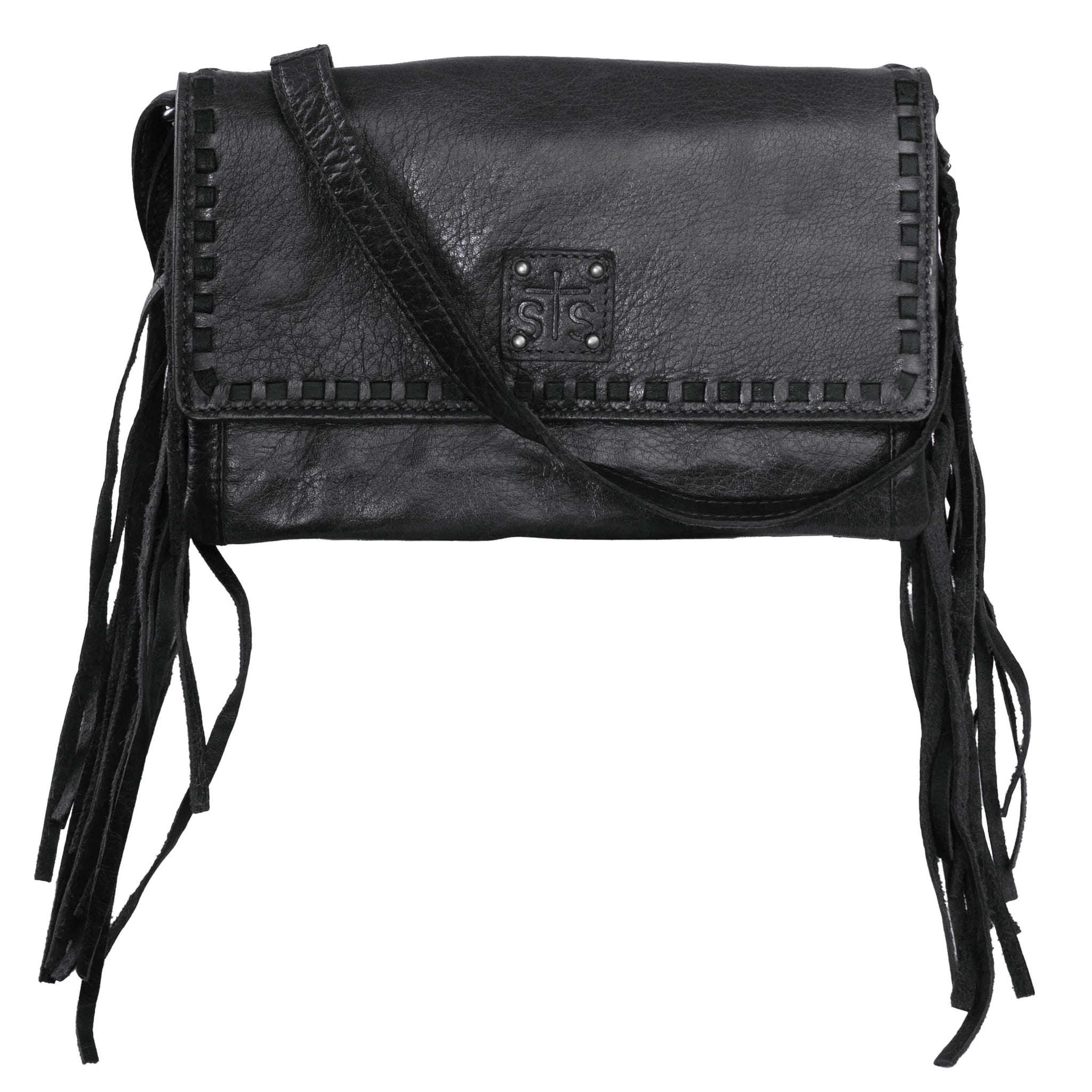 Women's bags with sleek and modern design and minimalist silhouette for sophisticated style-STS Ranchwear Indie Harper Crossbody Bag (Available in Black or Walnut)