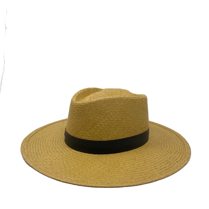 Cotton mesh cap for airy outdoor comfort -PALOMA STRAW HAT TOAST