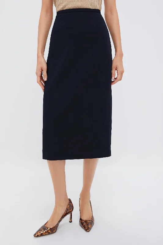 Strapless Dresses for Glamorous -Navy Tanya Skirt