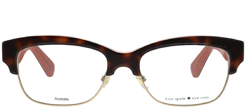 Animal Print Glasses for Fun Look -Kate Spade Shantal Square Eyeglasses