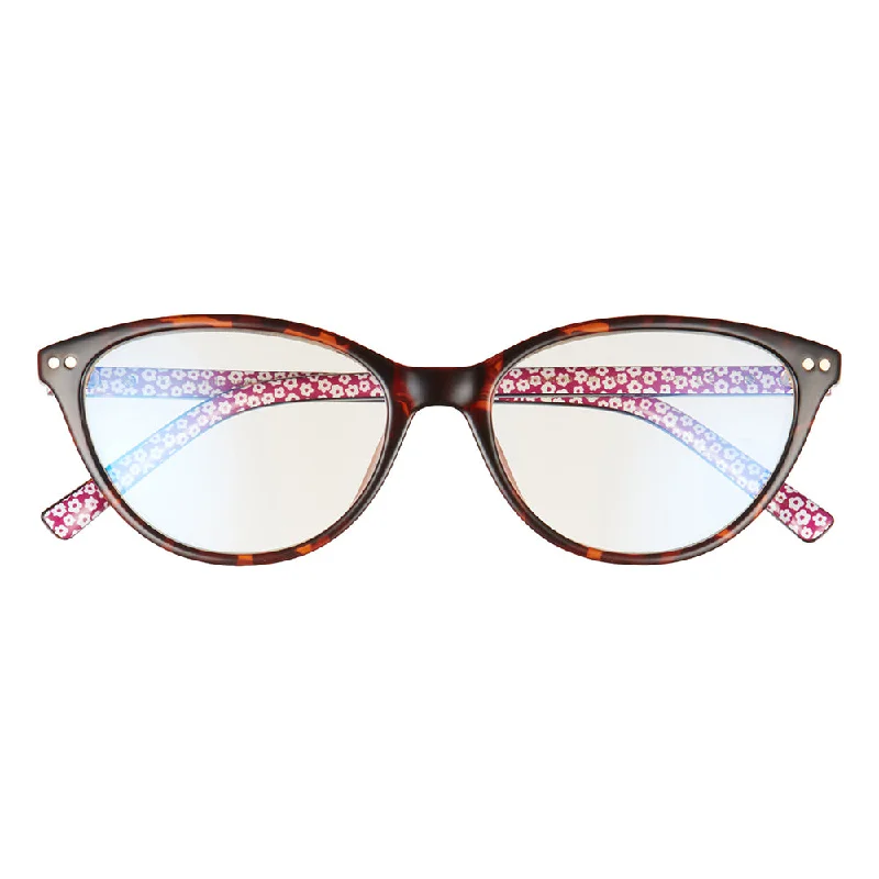 Foldable Glasses for Convenient Carry -Kate Spade  KS Roanne/BB 086 2.50 Womens Cat-Eye Reading Glasses 54mm