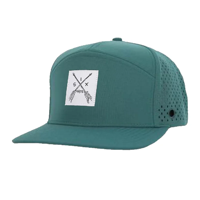 Minimal dad cap for understated charm -Teal Arrow Tee Holder Hat W/ Magnetic Ball Marker