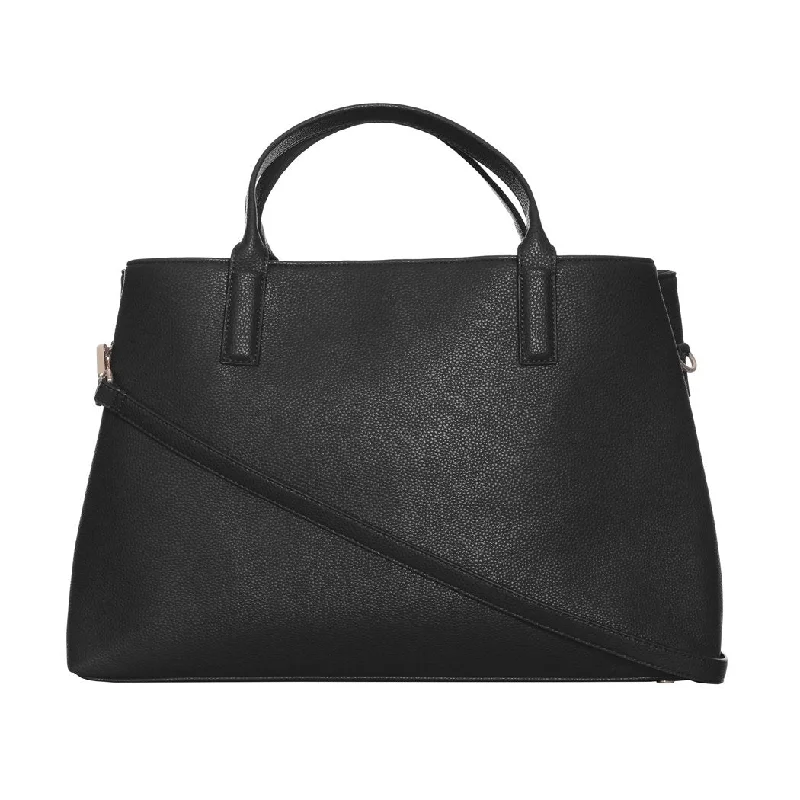 Classic women's bags with structured design and polished finish for office wear-Workbag (Black)