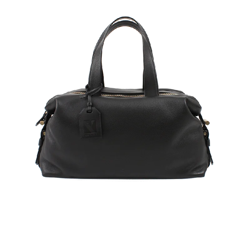 Women's bags with sleek design and simple hardware for a chic, minimalist appearance-Atlas Miled Leather Bag