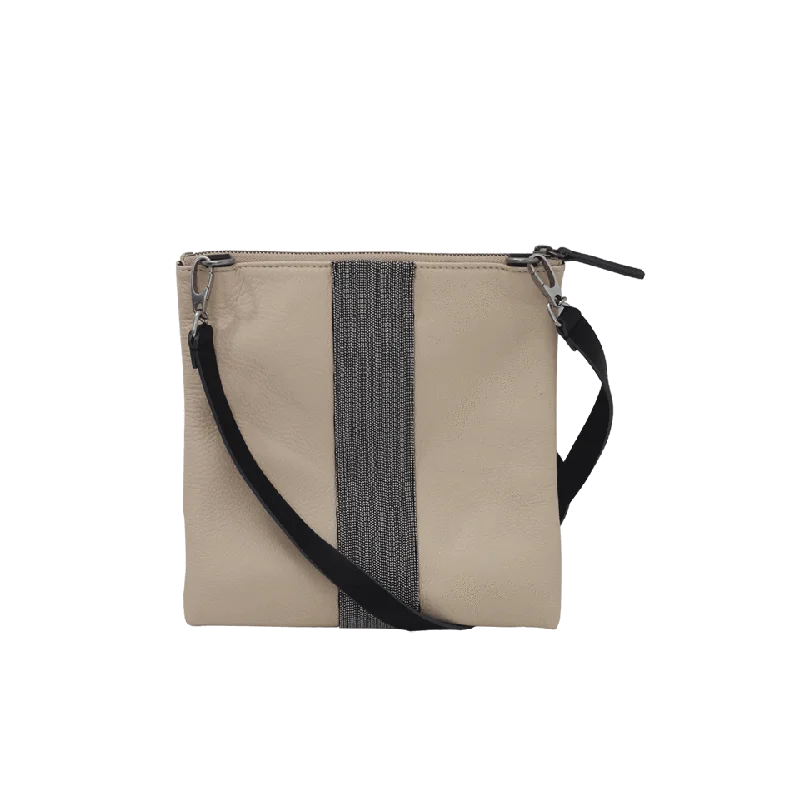 Women's bags with soft leather finish and adjustable crossbody strap for comfort-Cross Body Monili Stripe Bag