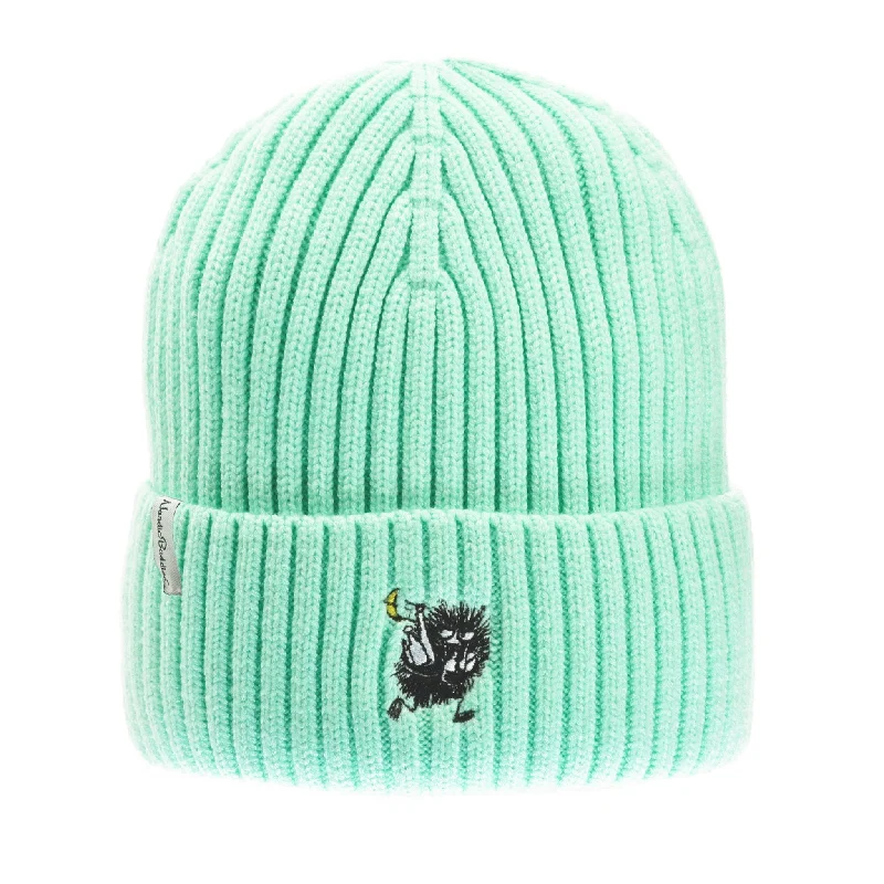 Classic black cap for versatile outfit pairing -Stinky Winter Hat Beanie Adult - Mint