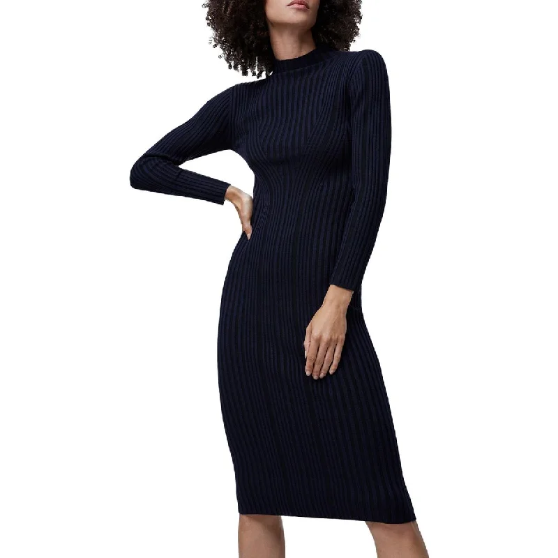 Evening Dresses for Formal Events -French Connection Womens Mock Neck Long Sweaterdress