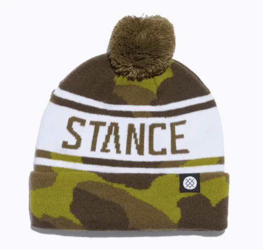 Warm wool cap for cold weather days -Stance OG Pom Beanie