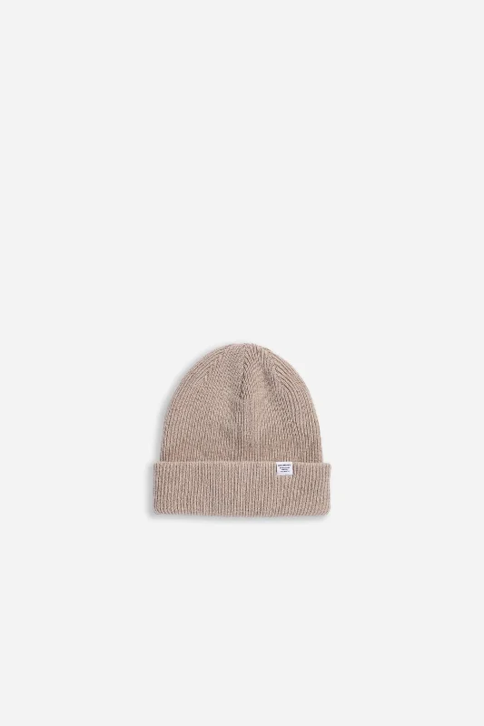 Denim dad cap for effortless casual charm -Norse Beanie Utility Khaki