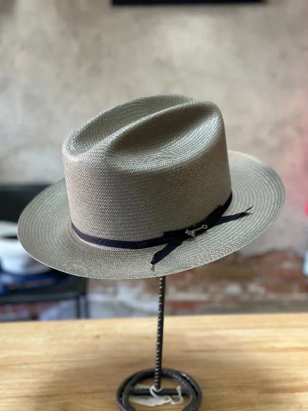 Sports fan cap with bold team colors -Stetson Straw Open Road T (Taupe)