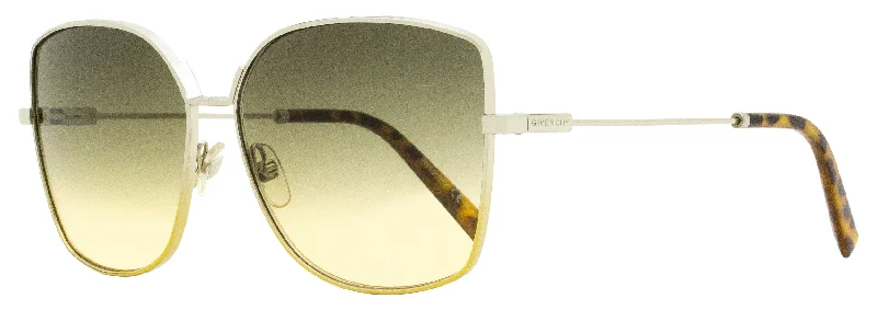 Affordable Glasses for Budget -Givenchy Women's Square Sunglasses GV7184GS TNG Gold/Palladium 61mm