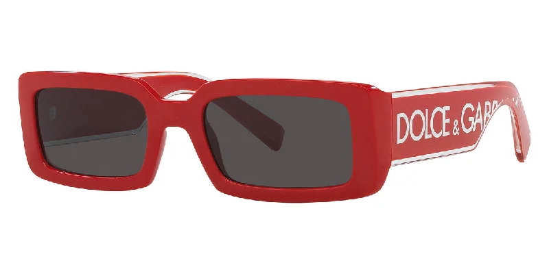 Round Glasses for Vintage Appeal -Dolce & Gabbana Women's 53mm Red Sunglasses DG6187-309687-53