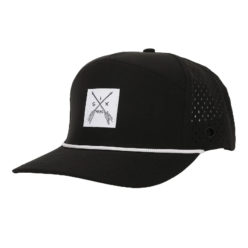 Classic cap with curved bill silhouette -Black Arrow Tradesman Waterproof Hat