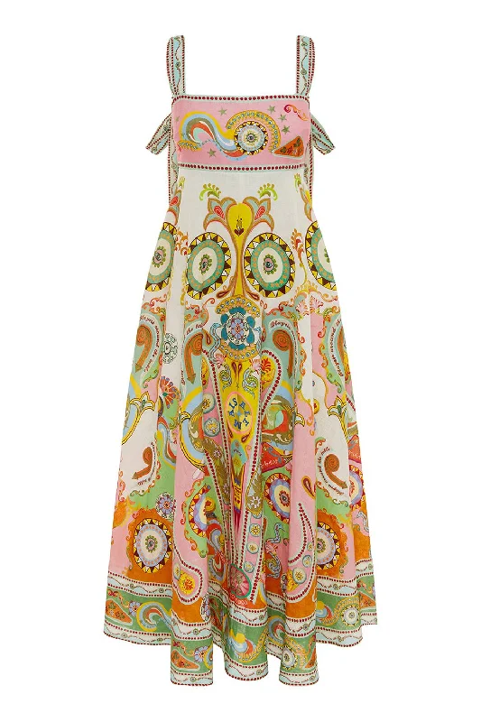 Beach Dresses for Coastal -Pinball Sundress