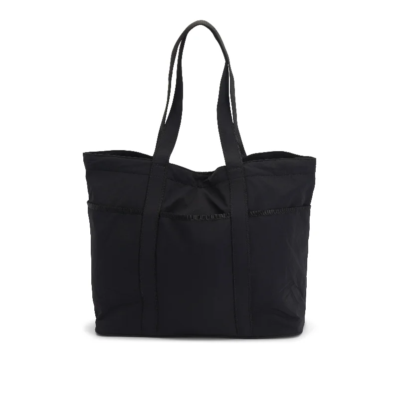 Elegant women's bags with fold-over flap and gold hardware for a polished finish-Daily Multi-Pocket Tote Bag 20L - Resale