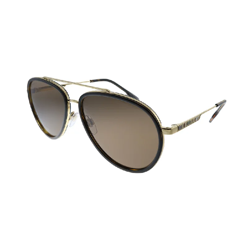 Square Glasses for Professional Look -Burberry Oliver BE 3125 101773 Unisex Aviator Sunglasses