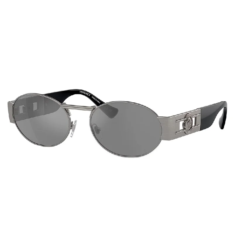 Weekend Sunglasses for Leisure -Versace ICONIC VE 2264 10016G 56mm Unisex Oval Sunglasses