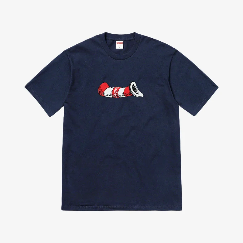 Camouflage cap with adjustable strap back -Supreme x Dr. Seuss Tee 'Cat In The Hat' Navy (FW18)