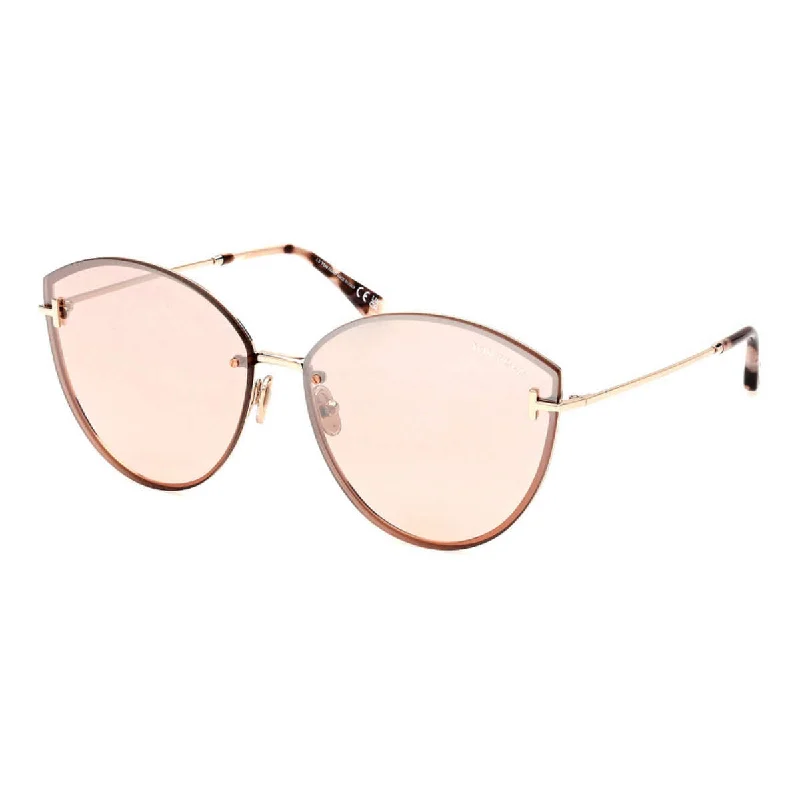 Custom Glasses for Personalized -Tom Ford Women's 63 mm Shiny Rose Gold Sunglasses