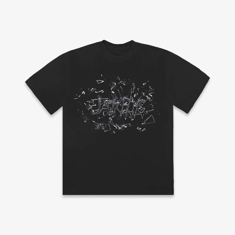 Premium cap with leather strap accent -Travis Scott T-Shirt 'Jack Boys Shatter' Black (FW19)