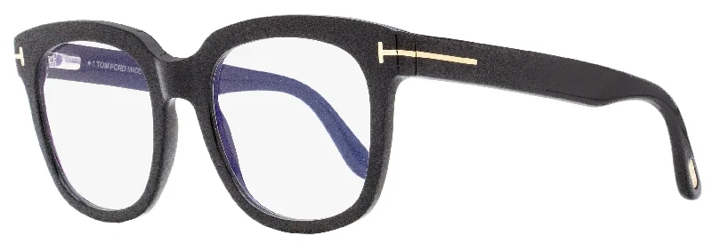 Custom Glasses for Personalized -Tom Ford Women's Blue Block Eyeglasses TF5537B 001 Black 52mm