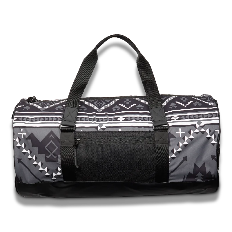 Women's bags with fold-over top and chic hardware for evening glamour and elegance-Greyson X Jones Navajo Print Duffle Bag