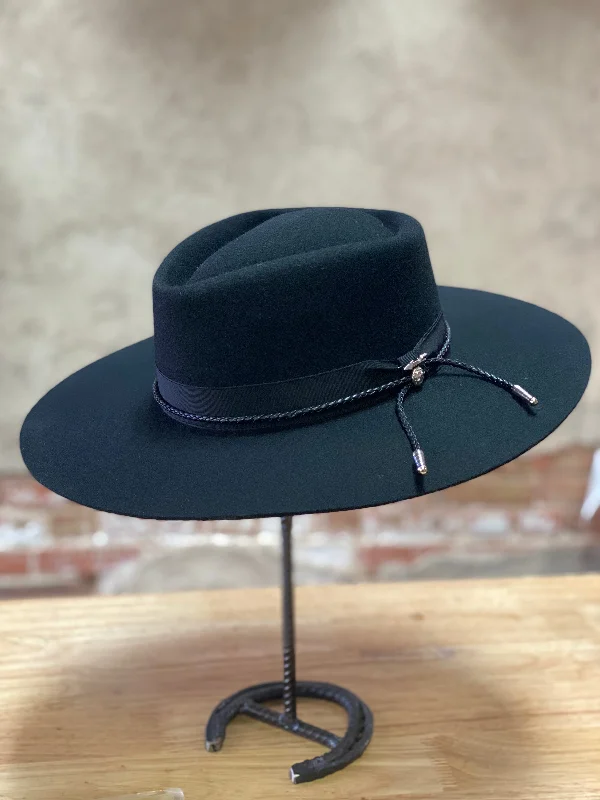 Affordable cap for budget-friendly headwear options -Stetson Dylan Wide Brim Wool Fedora