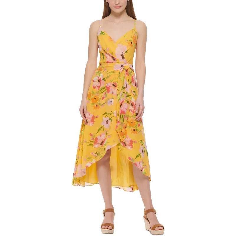 Short-sleeved Dresses for Summer -Vince Camuto Womens Floral Long Maxi Dress