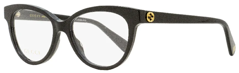 Overlay Glasses for Added Protection -Gucci Women's Oval Eyeglasses GG0373O 001 Black 52mm