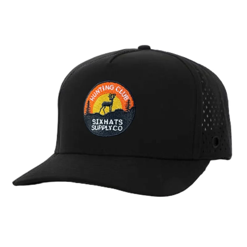 Sports team cap for game day support -Black Hunter Signature Waterproof Hat