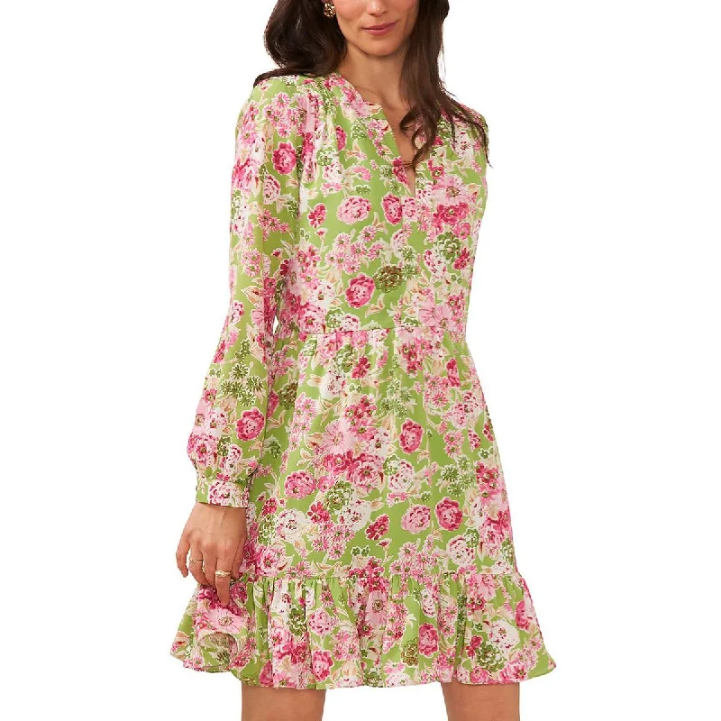 Wedding Dresses for Bridal Look -Vince Camuto Womens Floral Midi Shift Dress