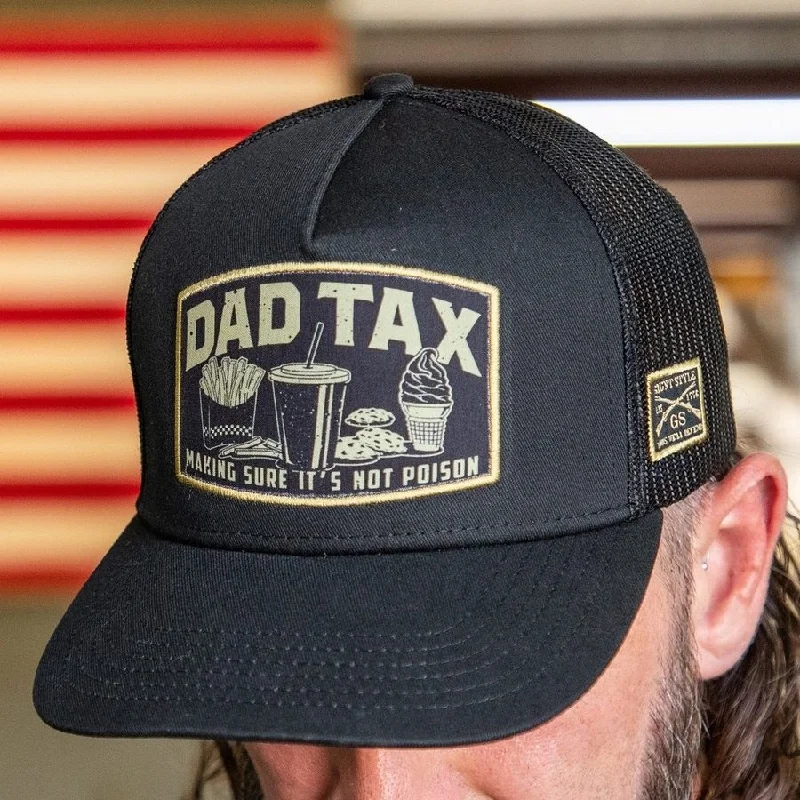 Classic navy cap for timeless wardrobe staple -Dad Tax Flat Bill Hat