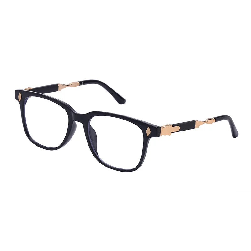 Painted Glasses for Artistic Touch -Retro Square Anti-Blue Frame Glasses