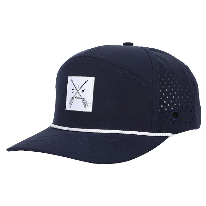 Bold graphic cap for standout fashion flair -Blue Arrow Tee Holder Hat W/ Magnetic Ball Marker