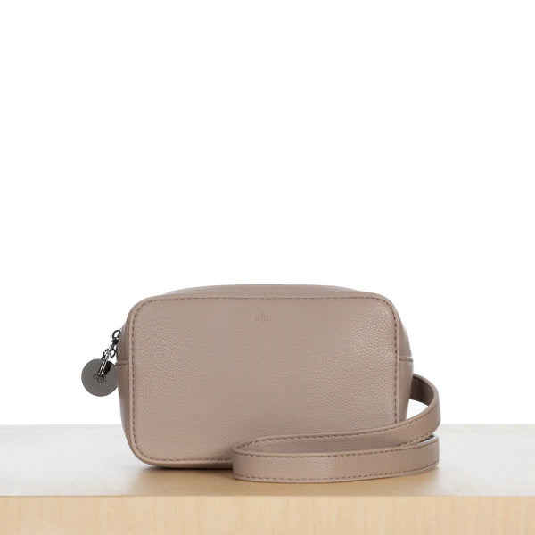 Classic women's bags with simple design and durable leather for everyday use-Micro Belt Bag (Taupe Pebble)