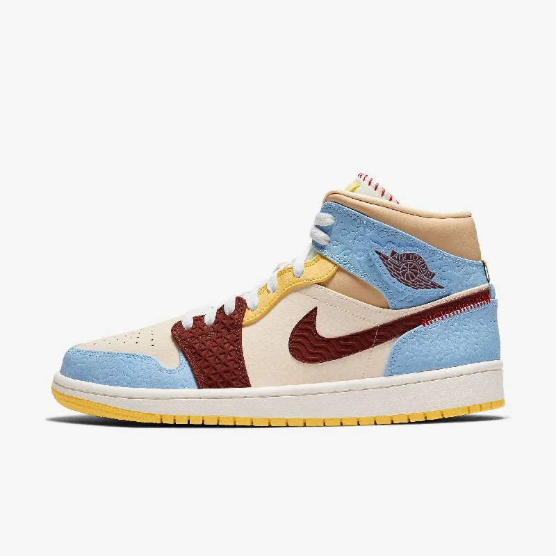 Vintage cap for retro fashion enthusiasts -(Men's) Air Jordan 1 Mid SE Fearless EMEA 'Maison Chateau Rouge' (2019) CU2803-200