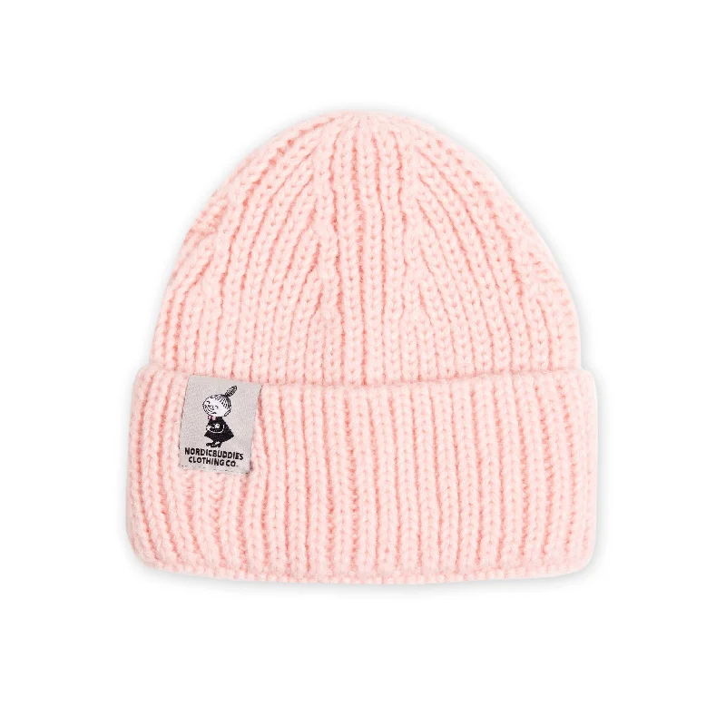 Denim snapback cap for casual cool edge -Little My Winter Hat Beanie Adult - Light Pink