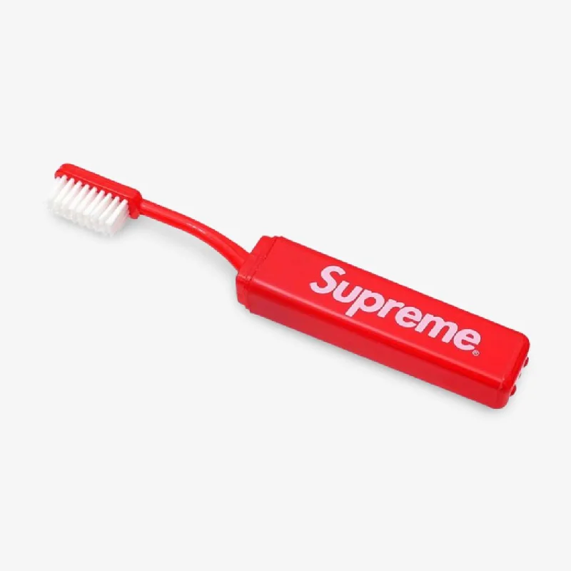 Adjustable strap cap for custom size comfort -Supreme Travel Toothbrush Red (SS18)