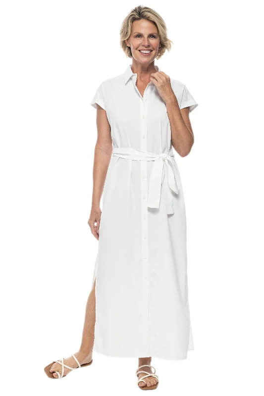 Black Dresses for Versatile -Women's Espanola Way Dress | White