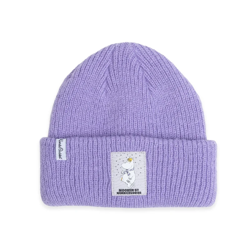 Lightweight sports cap with UV protection -Snorkmaiden Winter Hat Beanie Kids - Lilac