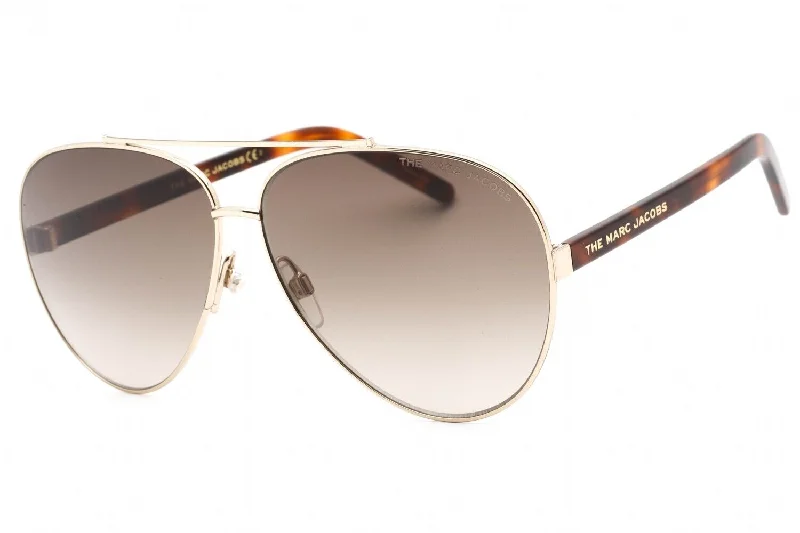 Polarized Sunglasses for Glare Reduction -Marc Jacobs Women's Sunglasses Gold Havana 62mm Sunglasses