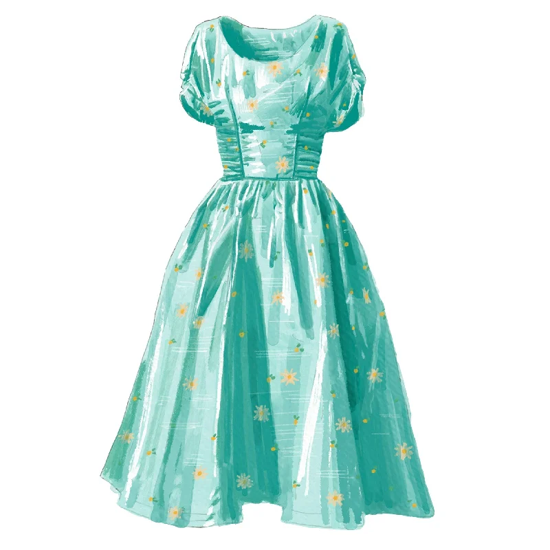 Christmas Dresses for Holiday -'50s Daisy Dress